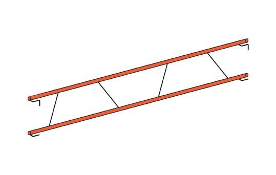 PANNEAU GARDE-CORPS 2,5M PEINT